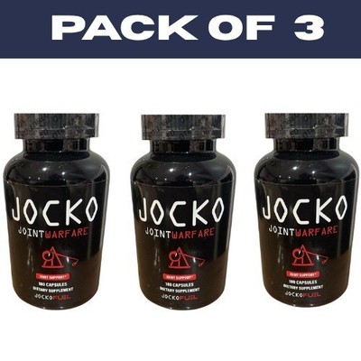 Jocko Joint Warfare Capsules 180 Count Each Pack of 3 Dietary Supplement