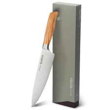 8 Inch Chef Knife – Razor Sharp Swedish Steel Kitchen Knife with Italian Oliv...