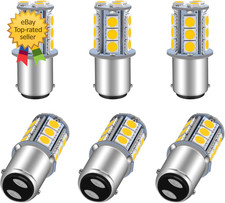 6 Pack LED Bulb Warm White Bulb Replacement for 12V Camper Trailer Motorhome