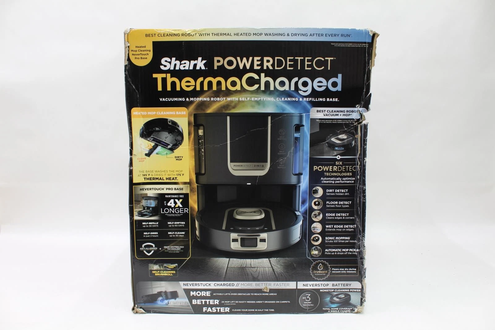 Shark PowerDetect 2-in-1 ThermaCharged Robot Vacuum & Mop, RV2910XE
Opens in a new window or tab