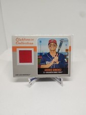 Andres Gimenez - 2019 Topps Heritage - Clubhouse Collection Patch Relics #CCR-AG