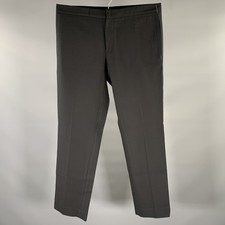 MAISON MARGIELA Size 34 Black Wool Slim Straight Dress Pants