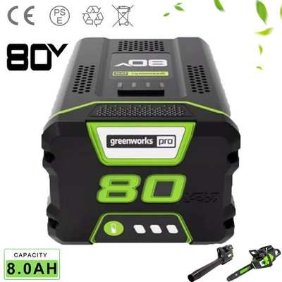 #ad 80V 8.0Ah Lithium ion Battery For Greenworks PRO 80V GBA80200 GBA80600 2601302 $100.98