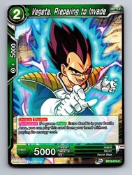 Vegeta, Preparing to Invade BT15-074 Saiyan Showdown Common Dragon Ball Super TCG