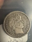 1903 Barber dime , VF / XF, better date , nice coin
