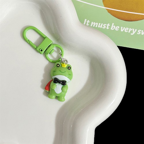 Mini Lonely Frog Keychain Off Single Cheats Funny Cartoon Pendant - Picture 13 of 17