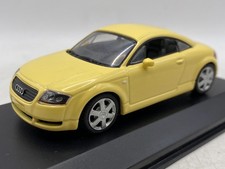 MINICHAMPS Audi TT coupe 1998 Yellow 1:43 Diecast modelcar