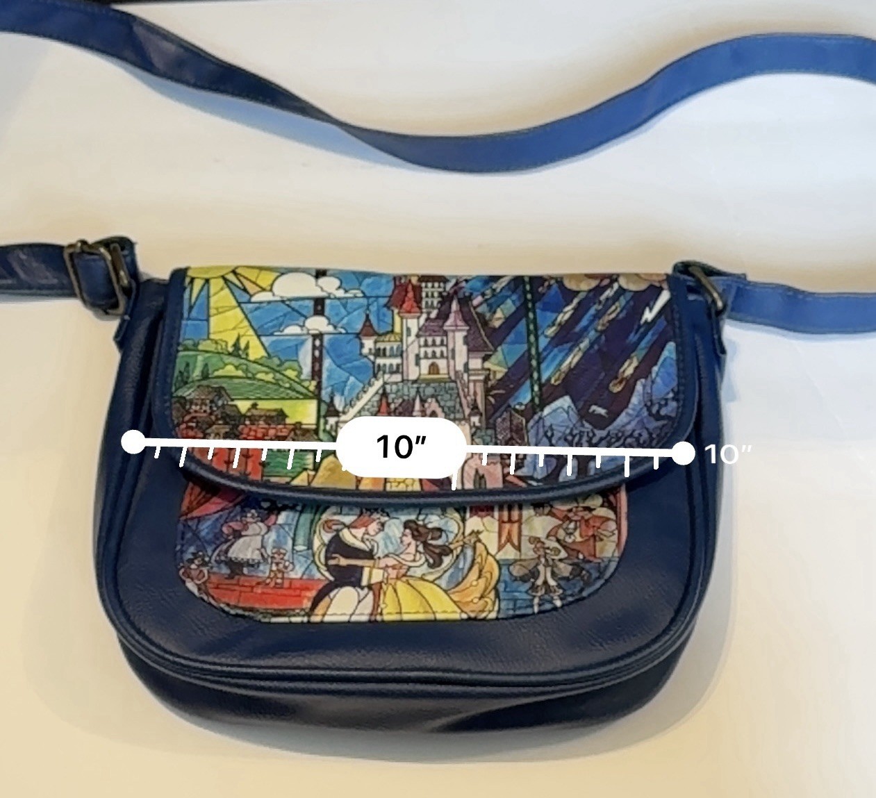 Disney Loungefly Beauty and the Beast crossbody - image 7