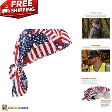 Comfortable and Stylish Stars Stripes Bandana - Ideal for Sport Activities