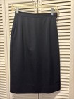 Giorgio Armani Skirt Womens 42 Navy Pencil Lined Career Office Work Classic