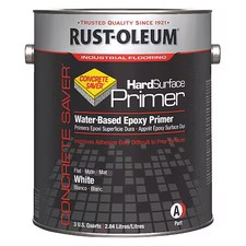 Rust-Oleum 353862 Epoxy Primer, White, Flat, 3.75 Qt, 250 To 350 Sq Ft/Gal,