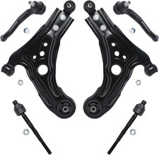 Front Ball Joints Control Arms Tie Rods for 2004-2011 Chevrolet Aveo