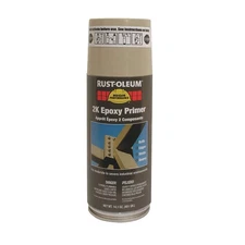 RUST-OLEUM 247598 Aerosol 2K Epoxy Primer,Beige,14.1 Oz 3ZHY1