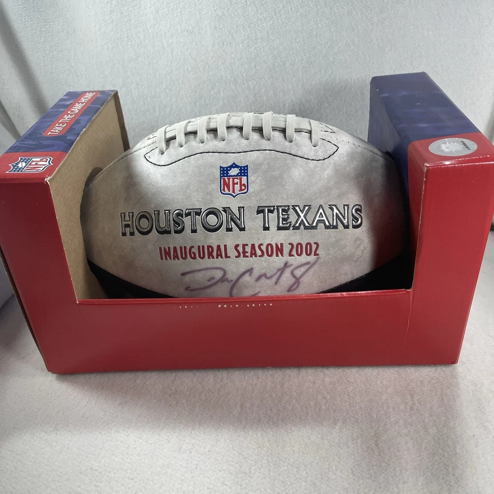 Authentic David Carr Signed Houston Texans Inaugural Season 2002 NFL Limited - Image 2 of 4