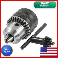 uxcell A13030400ux0464 Key Type 1.5-13mm Capacity B16 Tapered Bore Drill Chuck