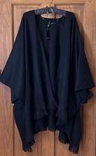 TORRID RUANA DUSTER KNIT POCKET CARDIGAN OPEN FRONT KIMONO 5X 6X 5/6 NEW