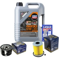 SCT Inspektionspaket 5L Liqui Moly Top Tec 5W-30 FüR Renault Laguna II 1.9 Dci