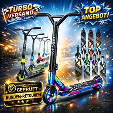 Stunt Scooter Cityroller Kinderroller Tretroller Funscooter 360° Y-Lenker ABEC 9