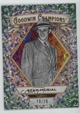 2025 Upper Deck Goodwin Champions Green Pixels 10/10 Stan Musial #20 HOF 1l9u