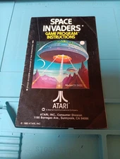 Space Invaders Atari 2600 Manual Only (Creases)