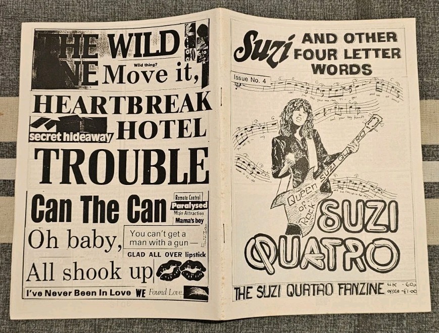 Suzi Quatro Fanzine No. 4 (1990) Suzi and Other Four Letter Words, Rare ...