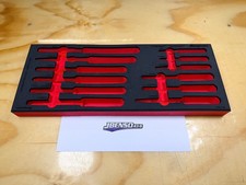 Snap-on Tools New Red Foam Organizer Tray For 12pc Slip Joint Pliers Foam Set Snap-on Tools New Red Foam Organizer Tray For 12pc Slip Joint Pliers Foam Set