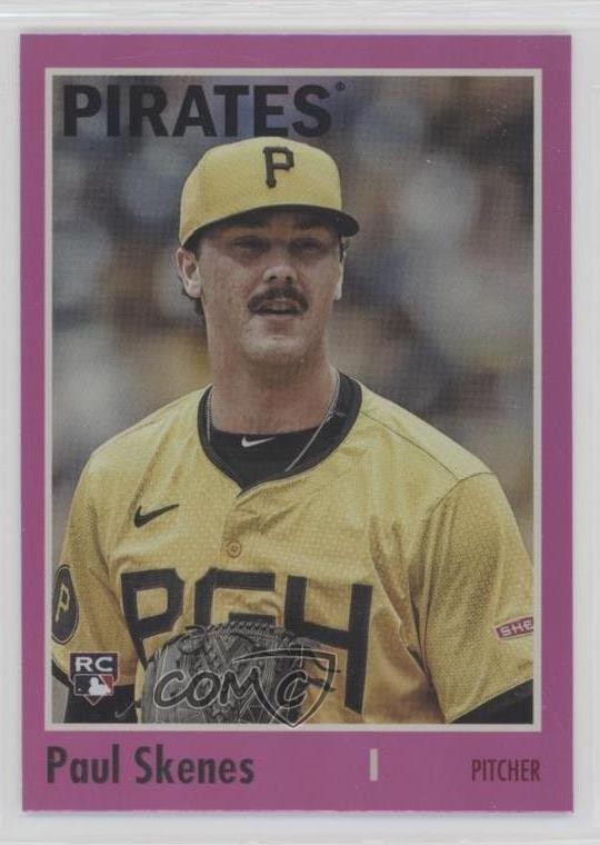 2024 Topps Archives 1970 Topps Pink Foilboard Paul Skenes #200 0ir7
