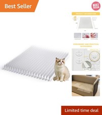 Set of 8 Weather-Resistant Pet Repellent Scat Mats for Indoor Outdoor Use