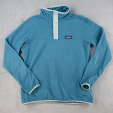 Patagonia Micro D Snap-T Fleece Pullover Blue Womens Small 26020 SP19