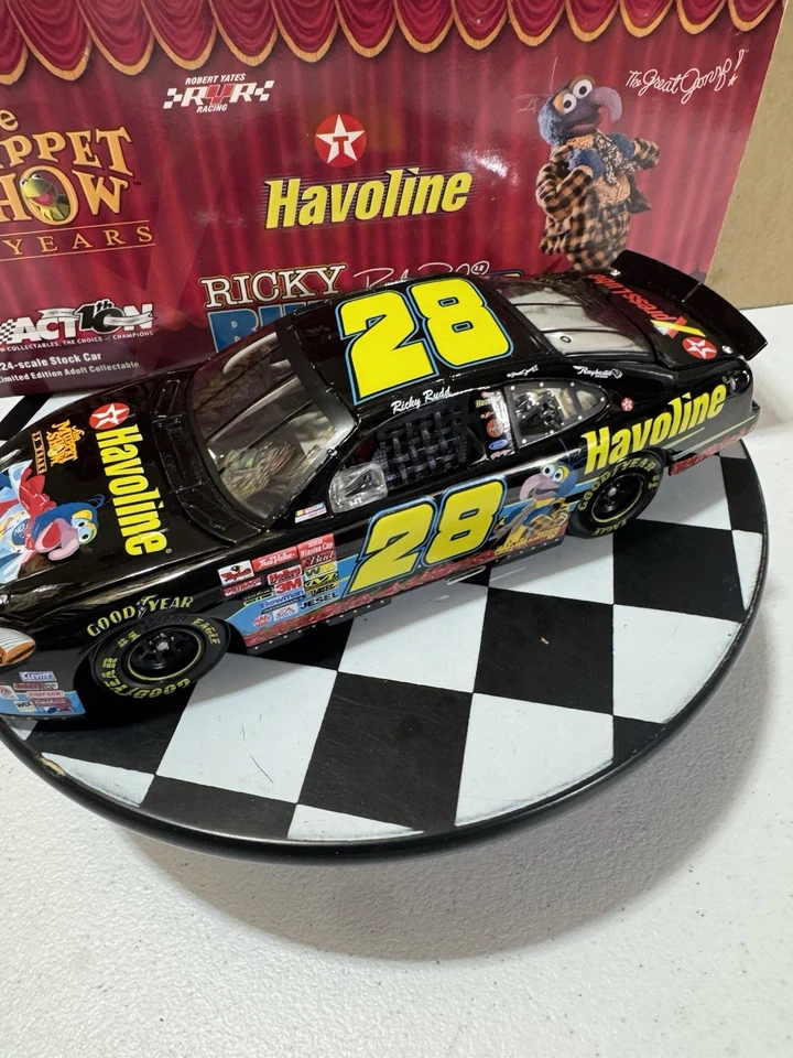 Ricky Rudd #28 Havoline Muppets 25 aniversario 2002 1/24 Nascar diecast Foto 4 de 4