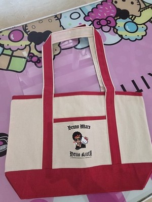   Authentic Hello Kitty x Bruno Mars Tote Bag Romantic Tour Sanrio Pop Up Merch