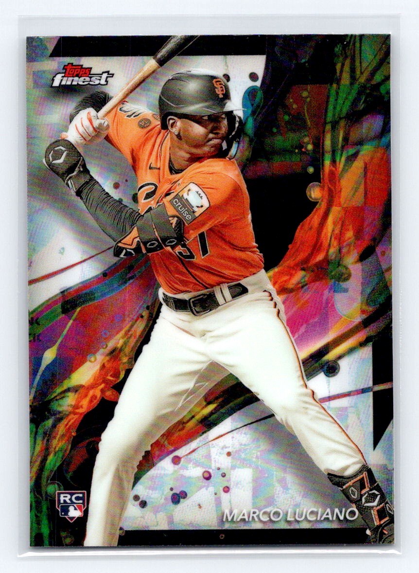 2024 Finest Refractor #42 Marco Luciano Rookie San Francisco Giants