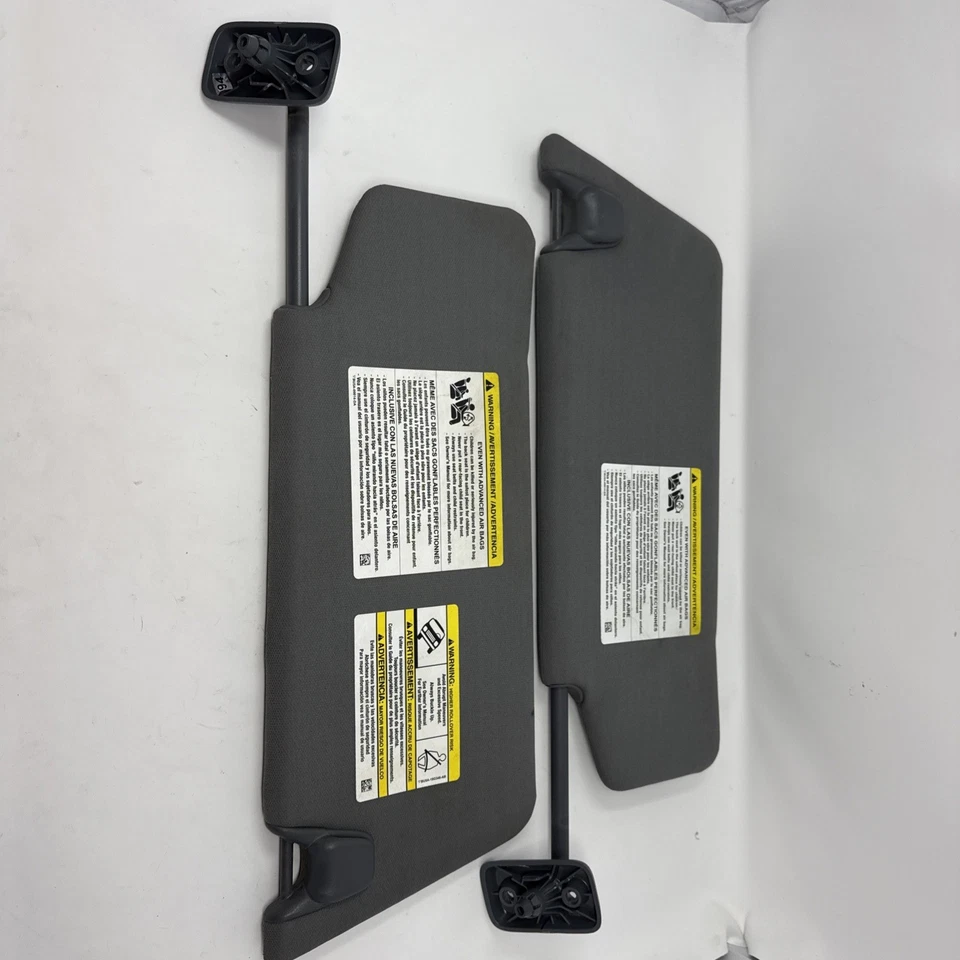 09-14 Ford F150 F-150 Gris Gris Parasol Juego Pasajero Conductor Derecha Izquierda Fabricante de Equipo Original Foto 3 de 4