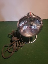 Vintage 12 Volt Unity Spot Light Converted Table Lamp Police Nautical Etc.