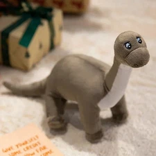 Brontosaurus Dinosaur Plush Toy 17" Stuffed Animal Toddler Doll Gift for Kids