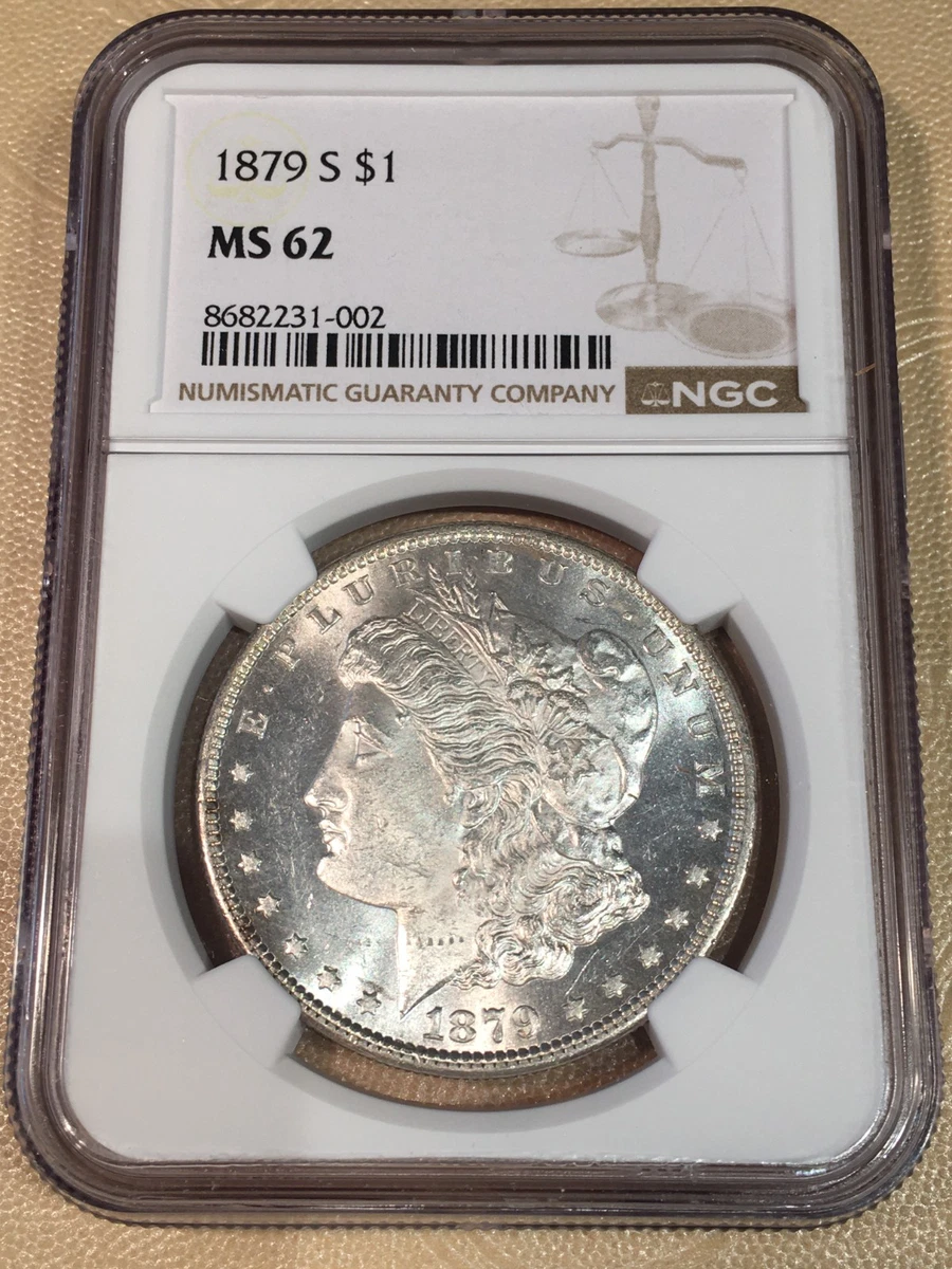 MS 61 Graded 1879 Year Morgan US Dollars (1878-1921) for sale | eBay