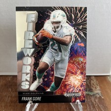 2025 Panini Prizm  Frank Gore Fireworks Silver #25