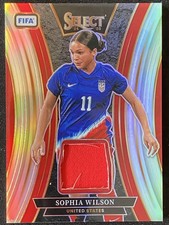 Sophia Wilson 2024-25 Panini Select Fifa Memorabilia Jersey Silver #SM-SW