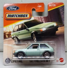 Matchbox  1983  Ford Fiesta MK2  #84/125   2024 FORD/Thailand SHORT CARD 