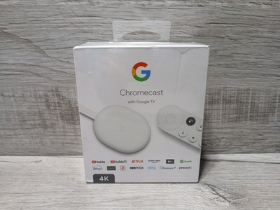 NEW Google Chromecast with Google TV 4K UHD Media Streamer Factory Sealed