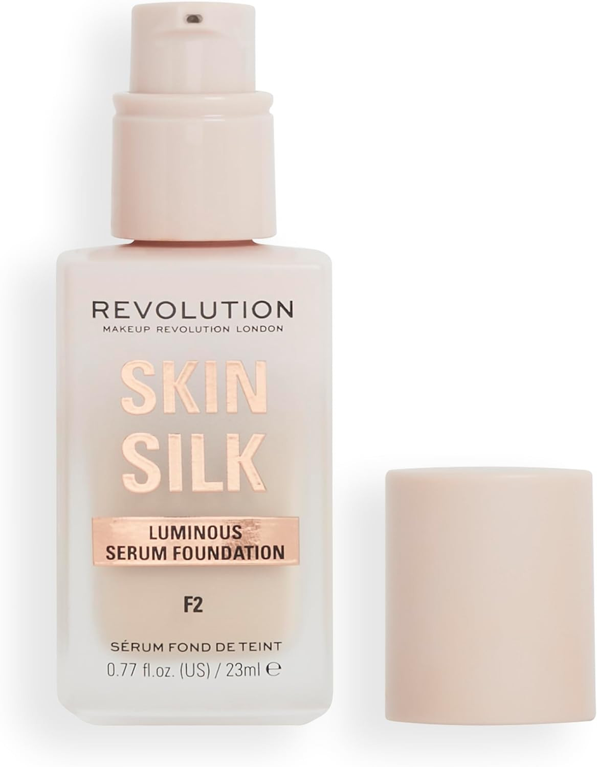 Makeup Revolution, Skin Silk Serum Foundation, Light to Medium Coverage, Contain