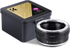 Lens Mount Adapter for Olympus OM Lens to NEX E-Mount Camera Compatible with S