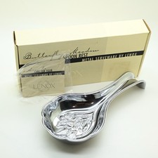 New Lenox Butterfly Meadow Metal Spoon Rest NIB Serveware