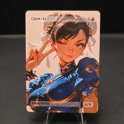 Chun-Li, Custom Anime Female Trading Card, Street Fighter