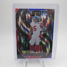 2024 Panini Select- Kayvon Thibodeaux #175 Red & Blue Shock Prizm