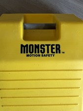 Monster Motion Safety MC3012 Heavy Duty Wheel Chock Mining Industrial Yellow