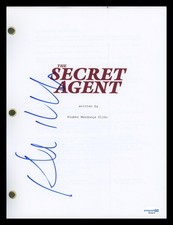 Kleber Mendonca Filho "The Secret Agent" AUTOGRAPH Signed Script Screenplay ACOA