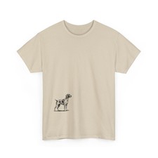 German Shorthaired Pointer Unique Gift  Off-Center Hunting Dog Graphic T-Shirt