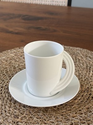 Rosenthal Cupola Weiss Studio-Linie Kaffeetasse mit Untertasse - 1. Wahl
