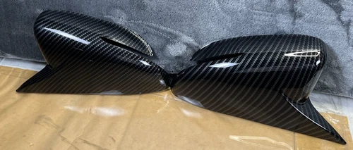 Carbon Fiber Horn Rear View Side Mirror Cover Trimdef For Kia K3 Forte 2019-2024